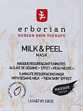 Peelingująca maska do twarzy - Erborian Milk & Peel Mask (próbka) — Zdjęcie N1