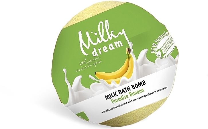 Bomba do kąpieli z proteinami mleka Paradise banan - Milky Dream — Zdjęcie N1