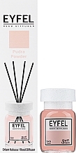 Dyfuzor zapachowy Pudrowy - Eyfel Perfume Reed Diffuser Powder — Zdjęcie N1