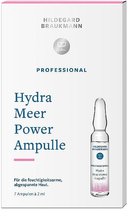 Ampułki do twarzy z wodą morską - Hildegard Braukmann Professional Hydra Meer Power Ampulle — Zdjęcie N2