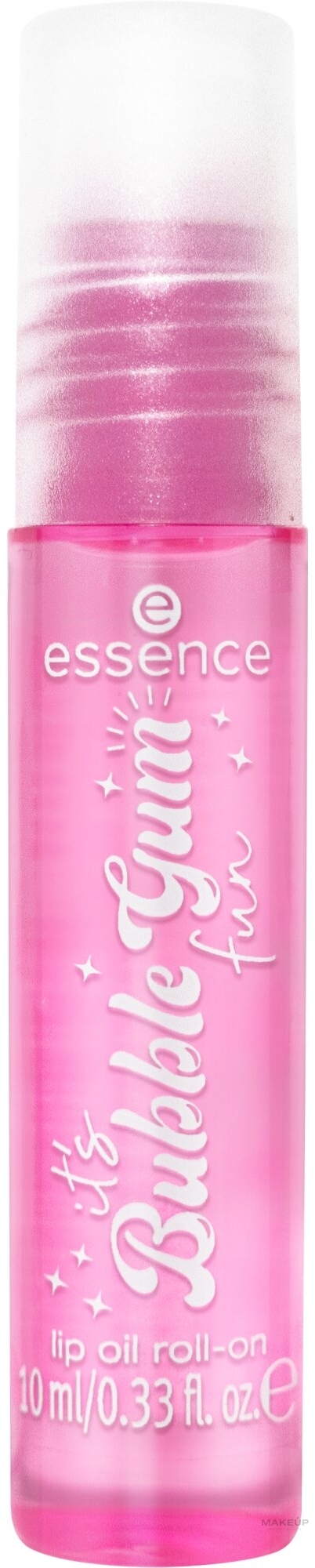 Masło do ust - Essence Its Bubble Gum Fun Lip Oil Roll-on So Bubble-Yum — Zdjęcie 10 ml