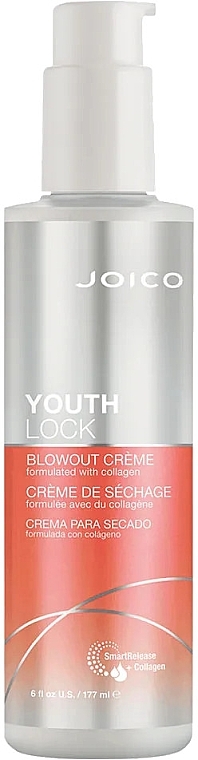 Krem do włosów z kolagenem - Joico YouthLock Blowout Cream Formulated With Collagen — Zdjęcie N1