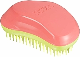 Szczotka do włosów - Tangle Teezer The Original Salmon Pink Hyper Yellow — Zdjęcie N2