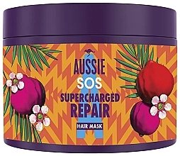 Odbudowująca maska do włosów - Aussie SOS Supercharged Repair Hair Mask — Zdjęcie N1