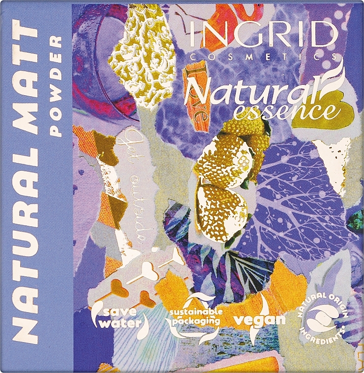 Matujący puder do twarzy - Ingrid Cosmetics Natural Essence Matt Powder — Zdjęcie N2