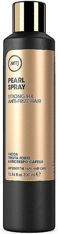 Lakier mocno utrwalający do niesfornych włosów - MTJ Cosmetics Superior Therapy Pearl Spray