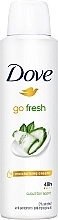 Dezodorant - Dove Go Fresh Cucumber Scent Deodorant  — Zdjęcie N1