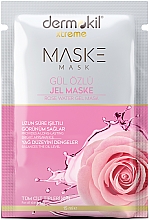 Kup Maseczka żelowa do twarzy z wodą różaną - Dermokil Rose Water Gel Mask (sachet)