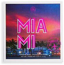 Paleta cieni do powiek - BH Cosmetics Magnetic In Miami Shadow Quad — Zdjęcie N3