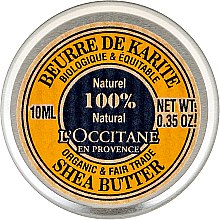 Czyste masło shea do ciała - L'Occitane Organic Pure Shea Butter (miniprodukt) — Zdjęcie N1