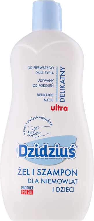 Ultradelikatny żel i szampon dla niemowląt i dzieci - Dzidziuś — Zdjęcie N1