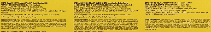 Zestaw - Diego Dalla Palma Kit Vitamina C (f/ser/30ml + f/cresm/25ml + remov/50ml) — Zdjęcie N3