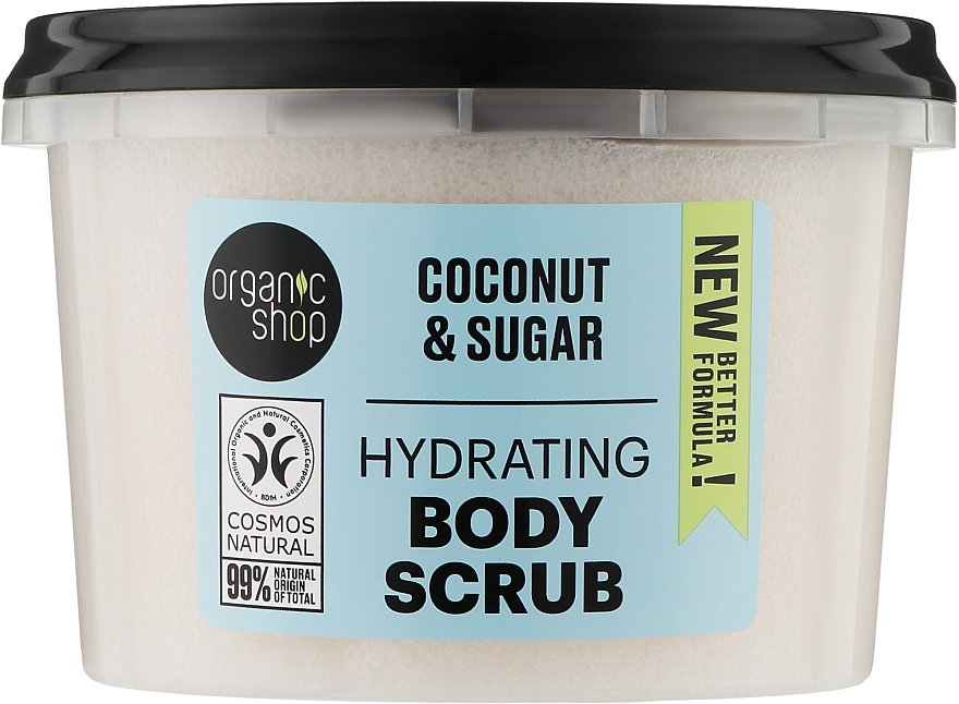 Peeling do ciała Kokos - Organic Shop Hydrating Body Scrub Coconut & Sugar — Zdjęcie N2