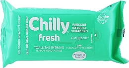 Kup Odświeżające chusteczki do higieny intymnej - Chilly Gel Fresh Intimate Wipes