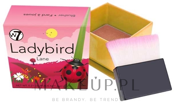 Róż do twarzy - W7 Powder Blusher The Boxed Blusher  — Zdjęcie Ladybird