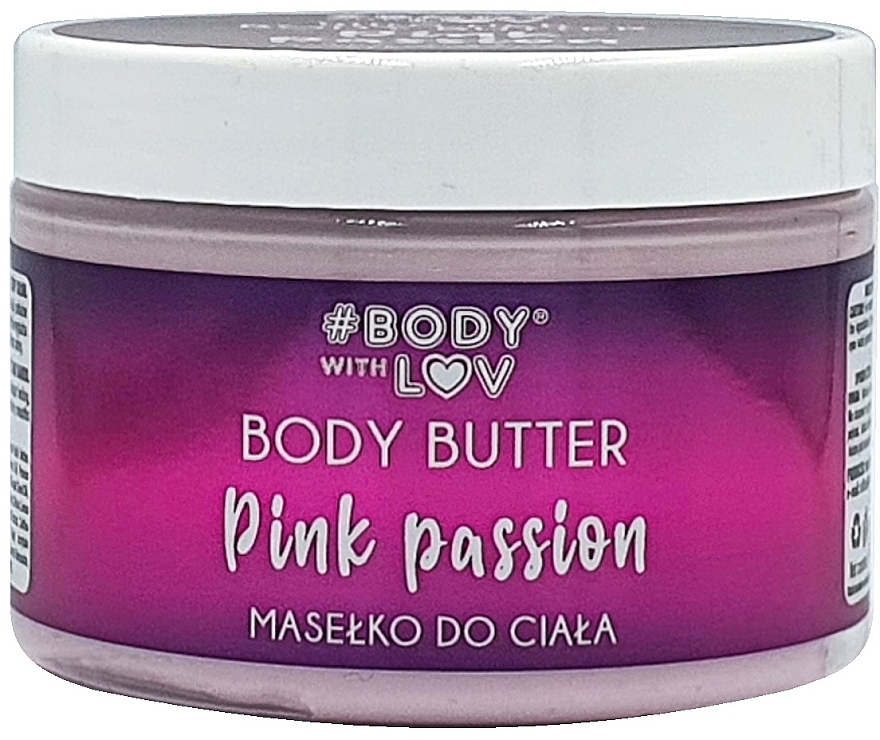 Masło do ciała - Body with Love Pink Passion Body Butter — Zdjęcie N1