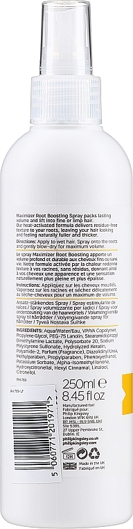 Krem nadający objętość u nasady włosa - Philip Kingsley Maximizer Root Boosting Spray  — Zdjęcie N2