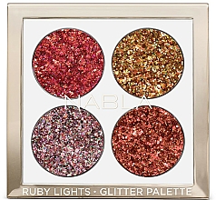 Paleta cieni do powiek - Nabla Ruby Lights Collection Glitter Palette — Zdjęcie N3