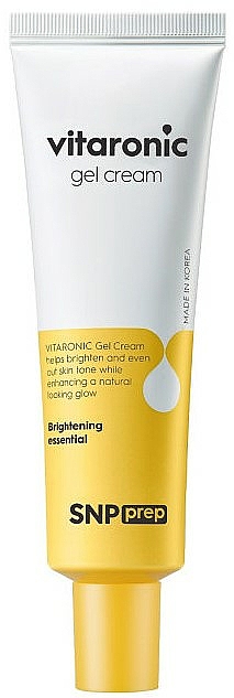 Rozświetlający krem-żel do twarzy z witaminą C - SNP Prep Vitaronic Gel Cream — Zdjęcie N1