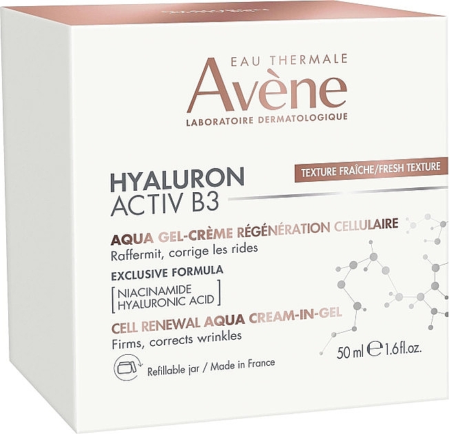 Krem do twarzy - Avene Hyaluron Activ B3 Aqua Gel-Cream  — Zdjęcie N2