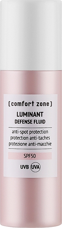 Przeciwpigmentacyjny fluid ochronny z filtrem SPF 50 - Comfort Zone Defense Fluid — Zdjęcie N1