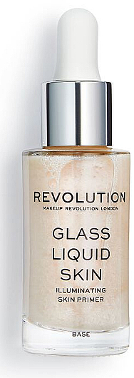 Rozświetlająca baza pod makijaż - Makeup Revolution Glass Liquid Skin Primer Serum 