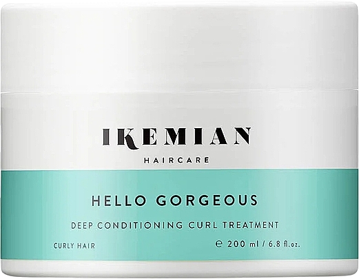 Maska do włosów - Ikemian Hair Care Hello Gorgeous Deep Conditioning Curl Treatment — Zdjęcie N1