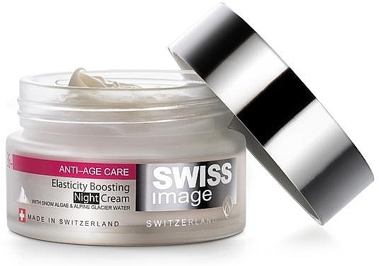 Przeciwzmarszczkowy krem ​​do twarzy na noc - Swiss Image Anti-Age Care 36+ Elasticity Boosting Night Cream — Zdjęcie N1