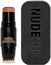 Krem-sztyft do twarzy - Nudestix Nudies All Over Face Color — Zdjęcie N1