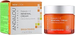 Kup Regenerujący krem z probiotykiem i witaminą C - Andalou Naturals Brightening Probiotic + C Renewal Cream