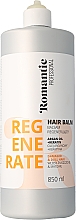 PRZECENA! Regenerujący balsam do włosów zniszczonych z olejem arganowym i keratyną - Romantic Professional Helps to Regenerate * — Zdjęcie N3