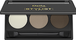 Zestaw do stylizacji brwi - Delia Cosmetics Eyebrow Expert Stylist Set — Zdjęcie N3