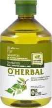 Szampon z ekstraktem z brzozy do włosów normalnych do codziennego stosowania - O'Herbal — Zdjęcie N1