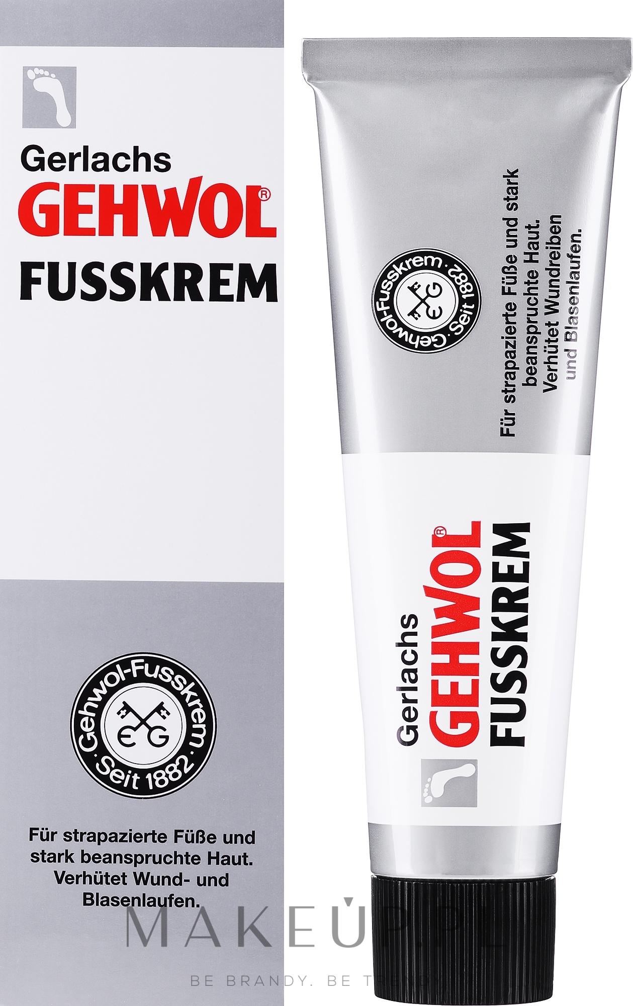 Krem zapobiegający pieczeniu i poceniu się stóp - Gehwol Fusskrem Foot Cream — Zdjęcie 75 ml