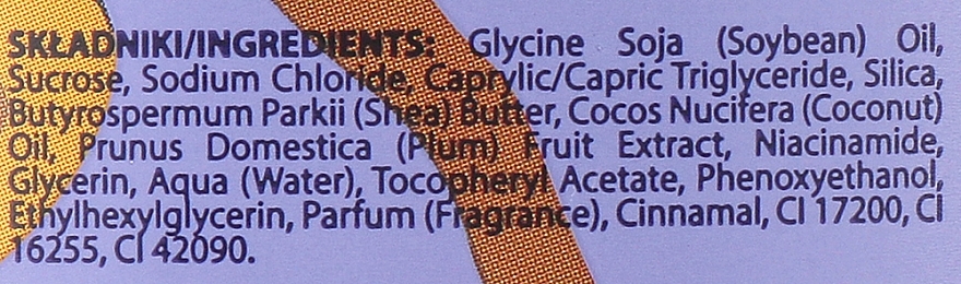 Regenerujący cukrowy peeling do ciała Śliwka i Cynamon - Farmona Tutti Frutti Plum And Cinnamon Body Sugar Scrub — Zdjęcie N2