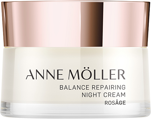 Rewitalizujący aktywny krem do twarzy na noc - Anne Moller Rosage Balance Repairing Night Cream — Zdjęcie N1