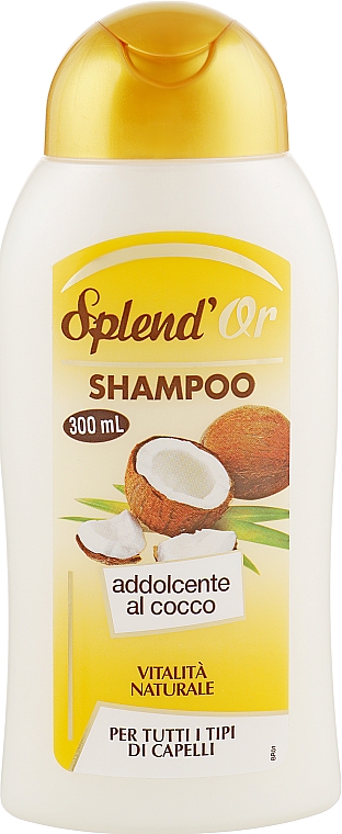 Szampon do włosów, kokos - Splend'Or Hair Shampoo — Zdjęcie N1