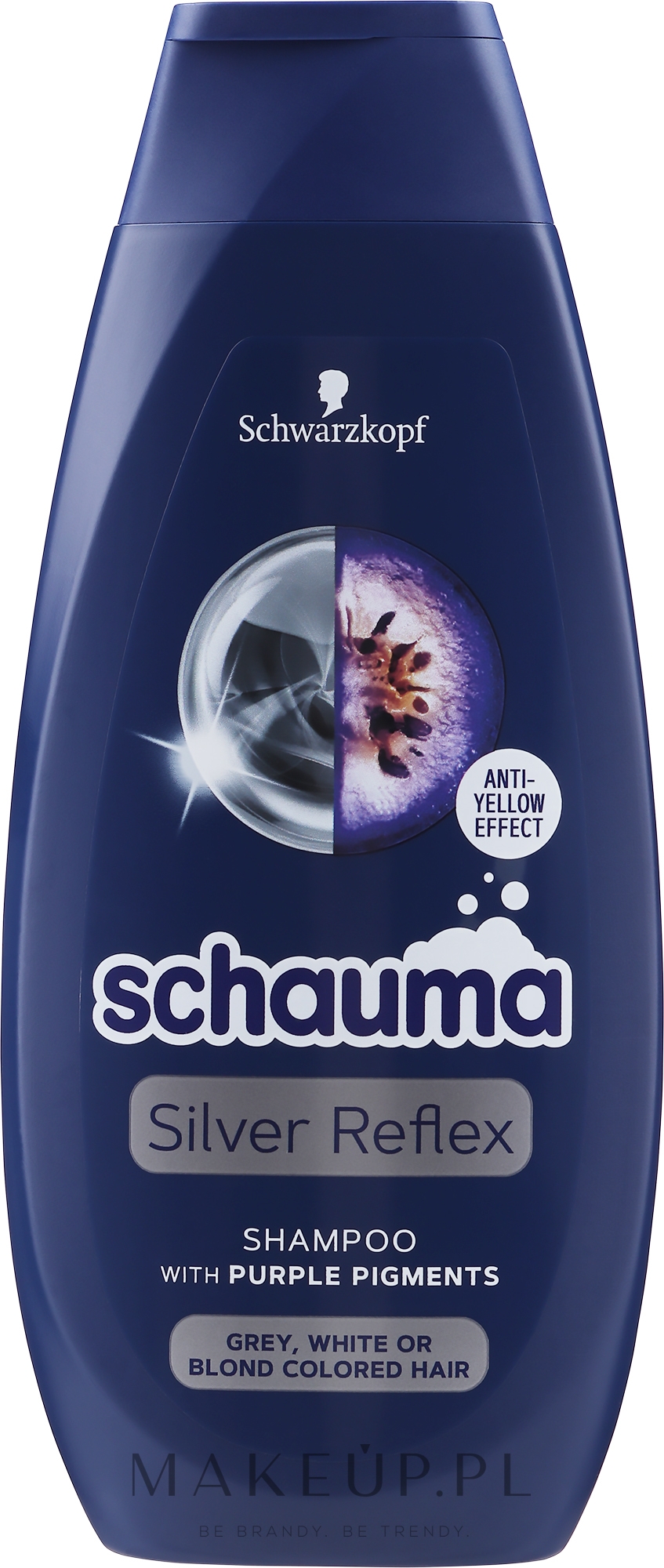 Szampon do włosów przeciw żółtym tonom - Schauma Silver Reflex Cool Blonde Shampoo — Zdjęcie 400 ml