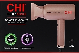 Kup Profesjonalna suszarka do włosów z jonizacją - CHI Touch Activated Compact Hair Dryer