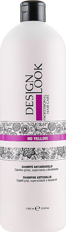Szampon do włosów blond przeciw żółtym tonom - Design Look No Yellow Shampoo — Zdjęcie N3