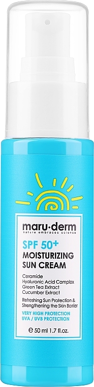 Nawilżający krem przeciwsłoneczny - Maruderm Cosmetics Moisturizing Sun Cream SPF50+ — Zdjęcie N2