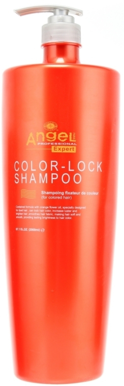 Szampon do włosów farbowanych Ochrona koloru - Angel Professional Paris Expert Hair Color-Lock Shampoo — Zdjęcie N1