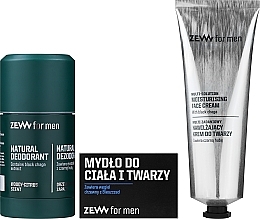 Zestaw - Zew For Men (cr/80ml + soap + deo) — Zdjęcie N2