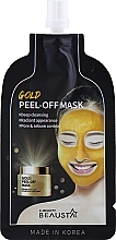 Wygładzająca maska regulująca do cery tłustej - Beausta Gold Peel Off Mask — Zdjęcie N1