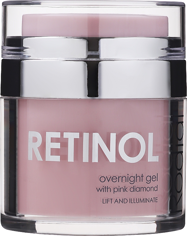 Żel do twarzy na noc - Rodial Pink Diamond Retinol Overnight Gél — Zdjęcie N1