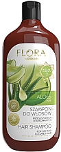 Szampon do włosów suchych i farbowanych Aloes - Vis Plantis Flora Shampoo For Dry and Colored Hair — Zdjęcie N1