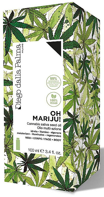 Olej konopny do twarzy i ciała - Diego Dalla Palma Oh Mariju! -Cannabis Sativa Seed Oil — Zdjęcie N2
