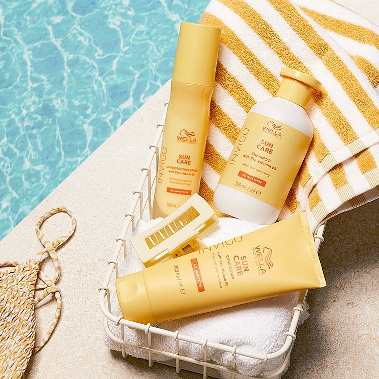 Nawilżający szampon do włosów po opalaniu - Wella Professionals Invigo Sun After Sun Cleansing Shampoo — Zdjęcie N7