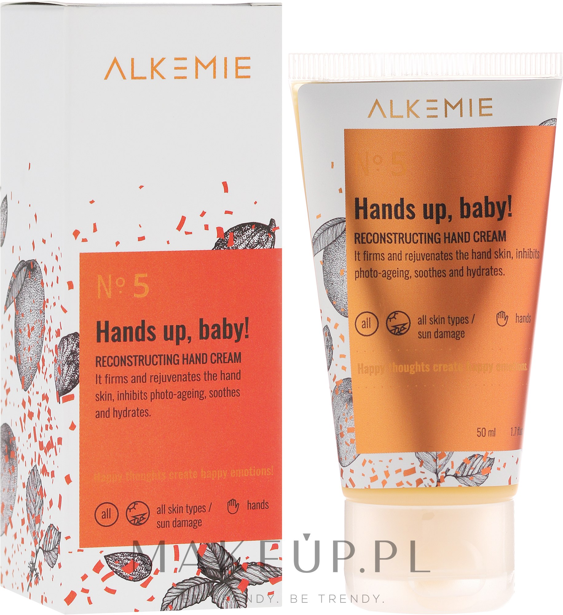 Regenerujący krem do rąk - Alkmie Hands Up Baby Reconstructing Hand Cream — Zdjęcie 50 ml