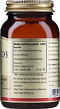 Suplement diety Witamina D - Solgar Vitamin D3 1000 IU Cholekacyferol  — Zdjęcie N2